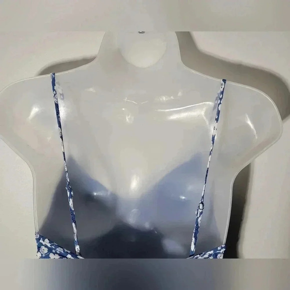 REFORMATION Flourish Ivory Floral Print DIETRICH A-Line Tie Waist Crepe Dress 2P - Picture 13 of 16